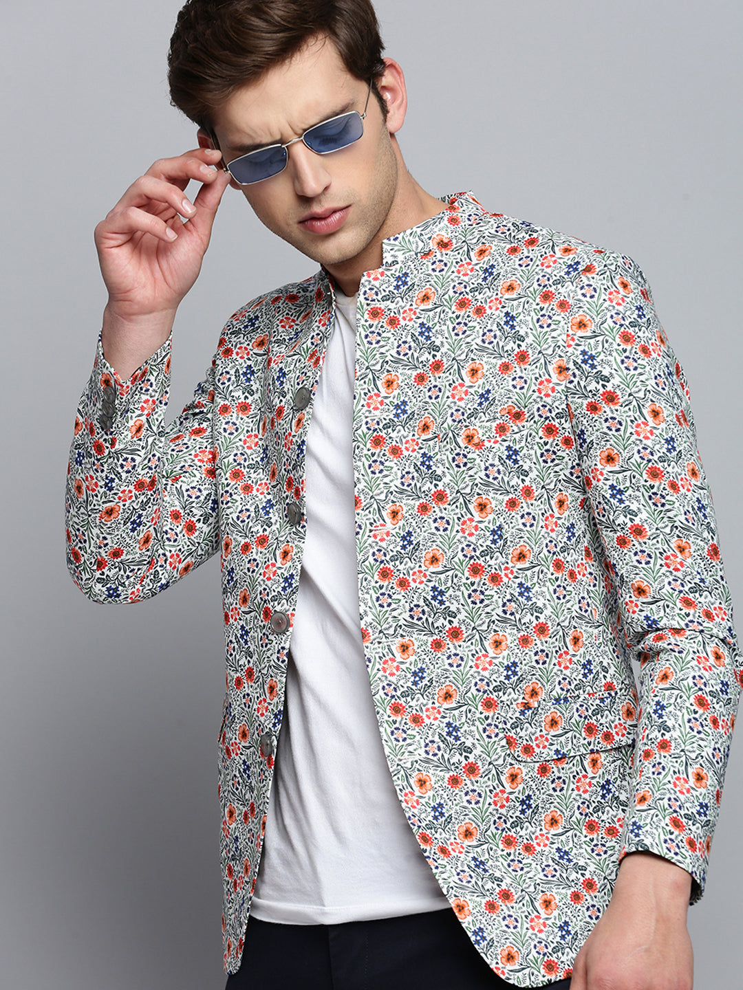 Men Multi Printed Blazer