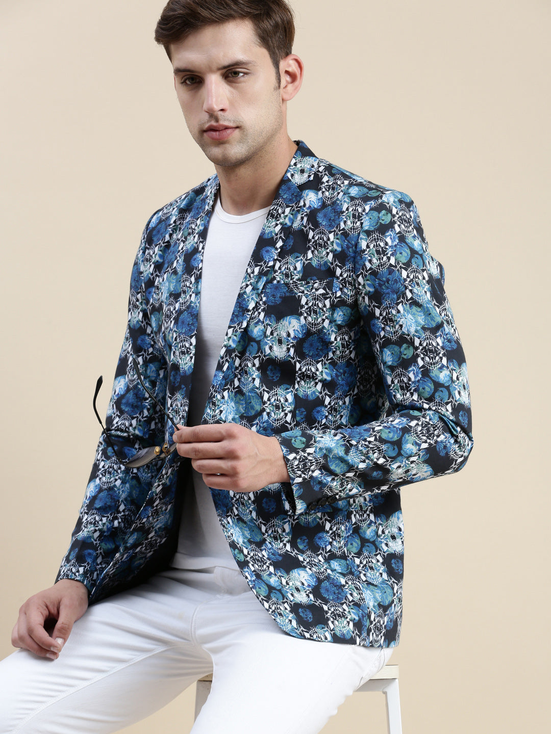 Men Multi Printed Casual Blazer