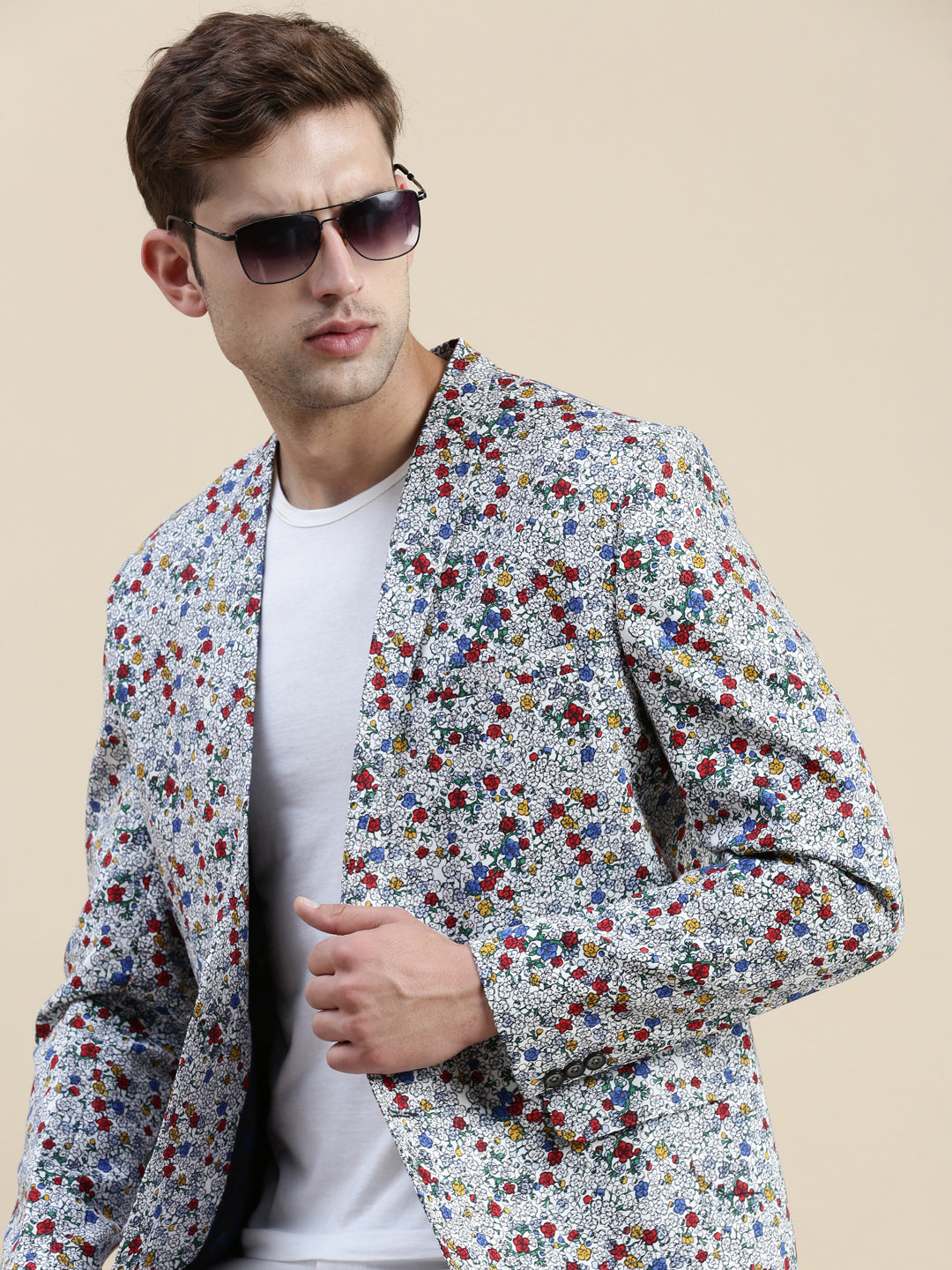 Men Multi Printed Casual Blazer