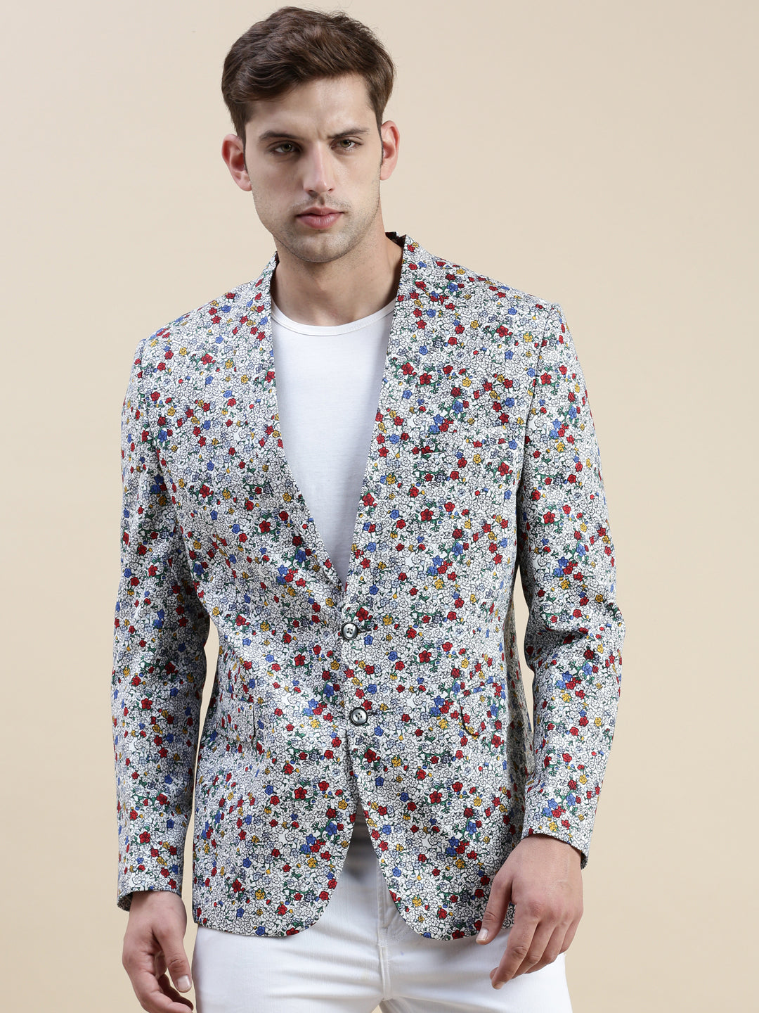 Men Multi Printed Casual Blazer