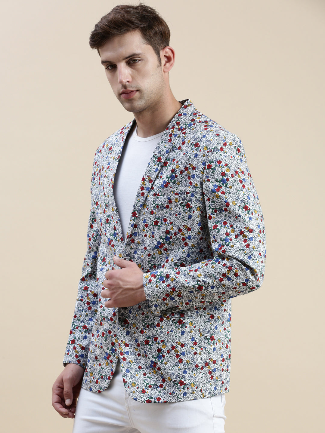 Men Multi Printed Casual Blazer