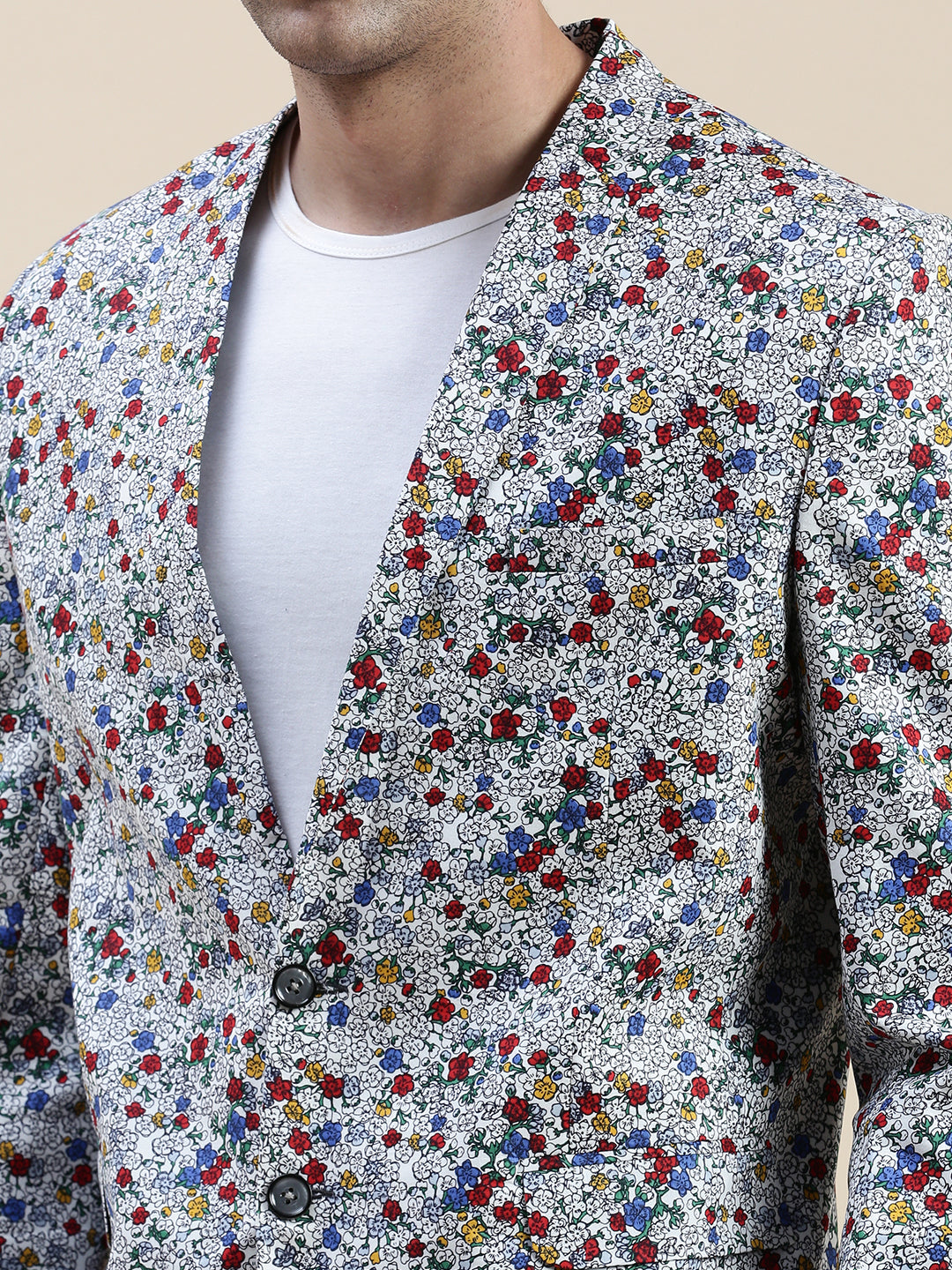 Men Multi Printed Casual Blazer