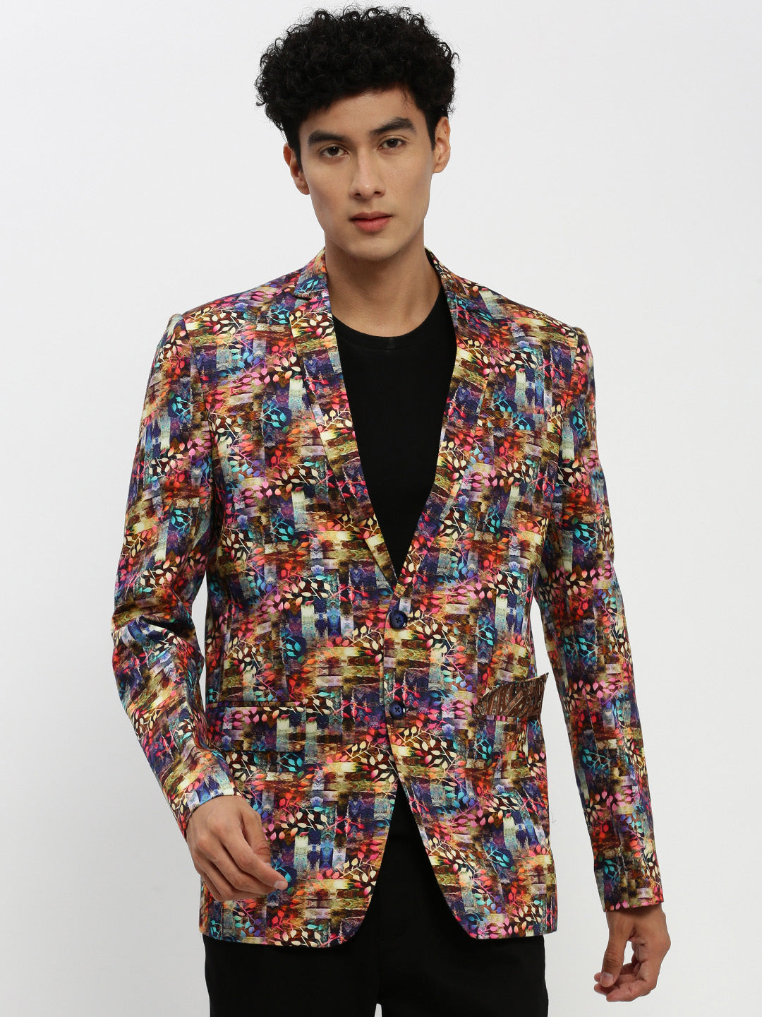 Men Multi Printed Blazer