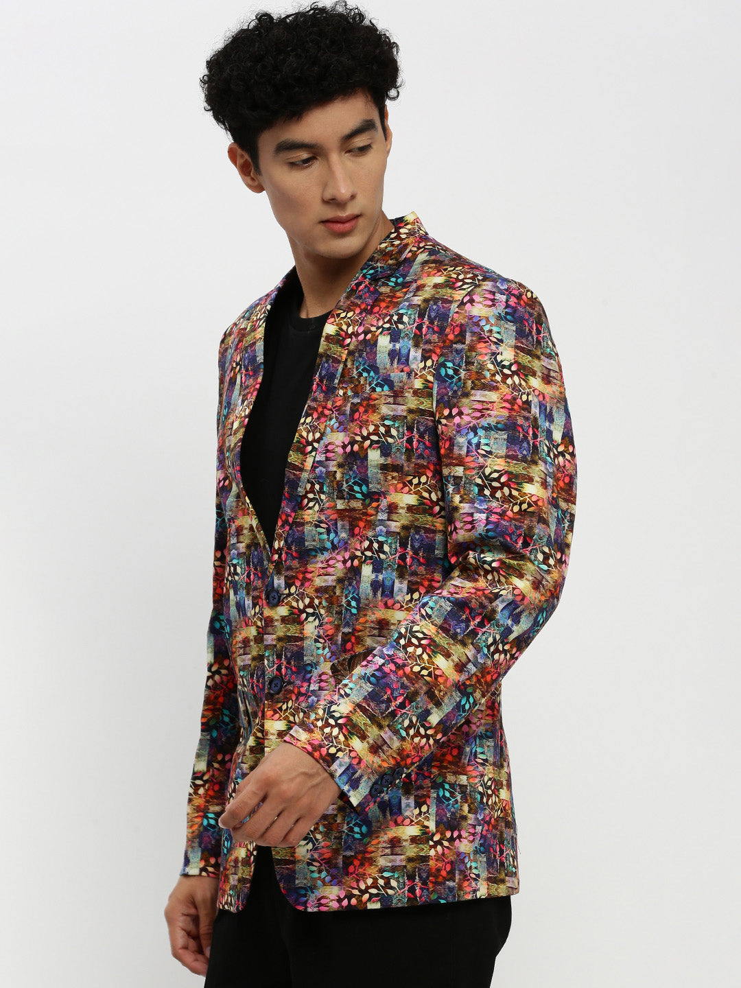 Men Multi Printed Blazer