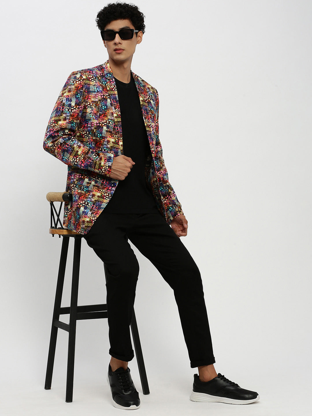 Men Multi Printed Blazer