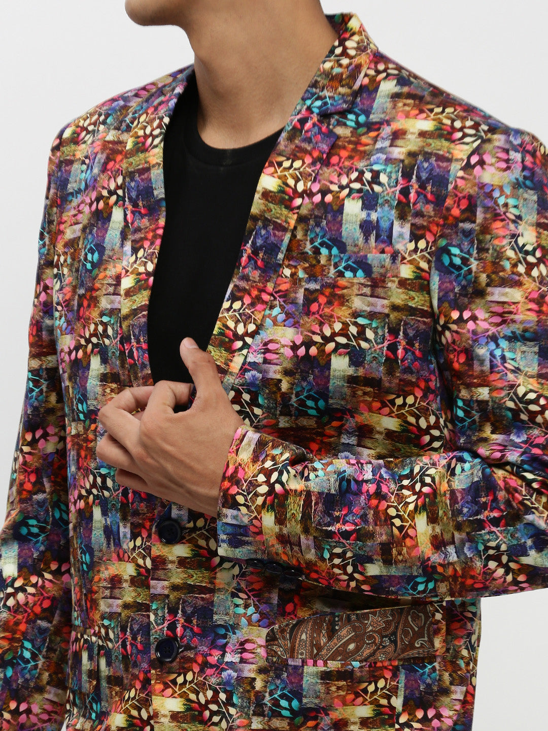 Men Multi Printed Blazer