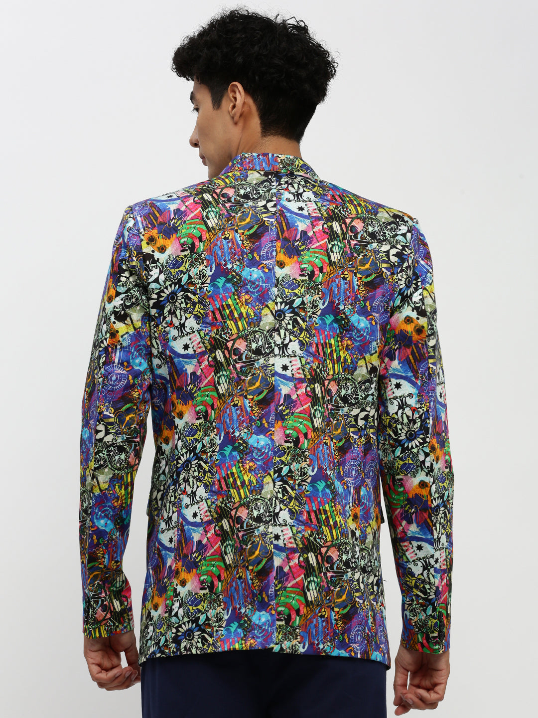 Men Multi Printed Blazer