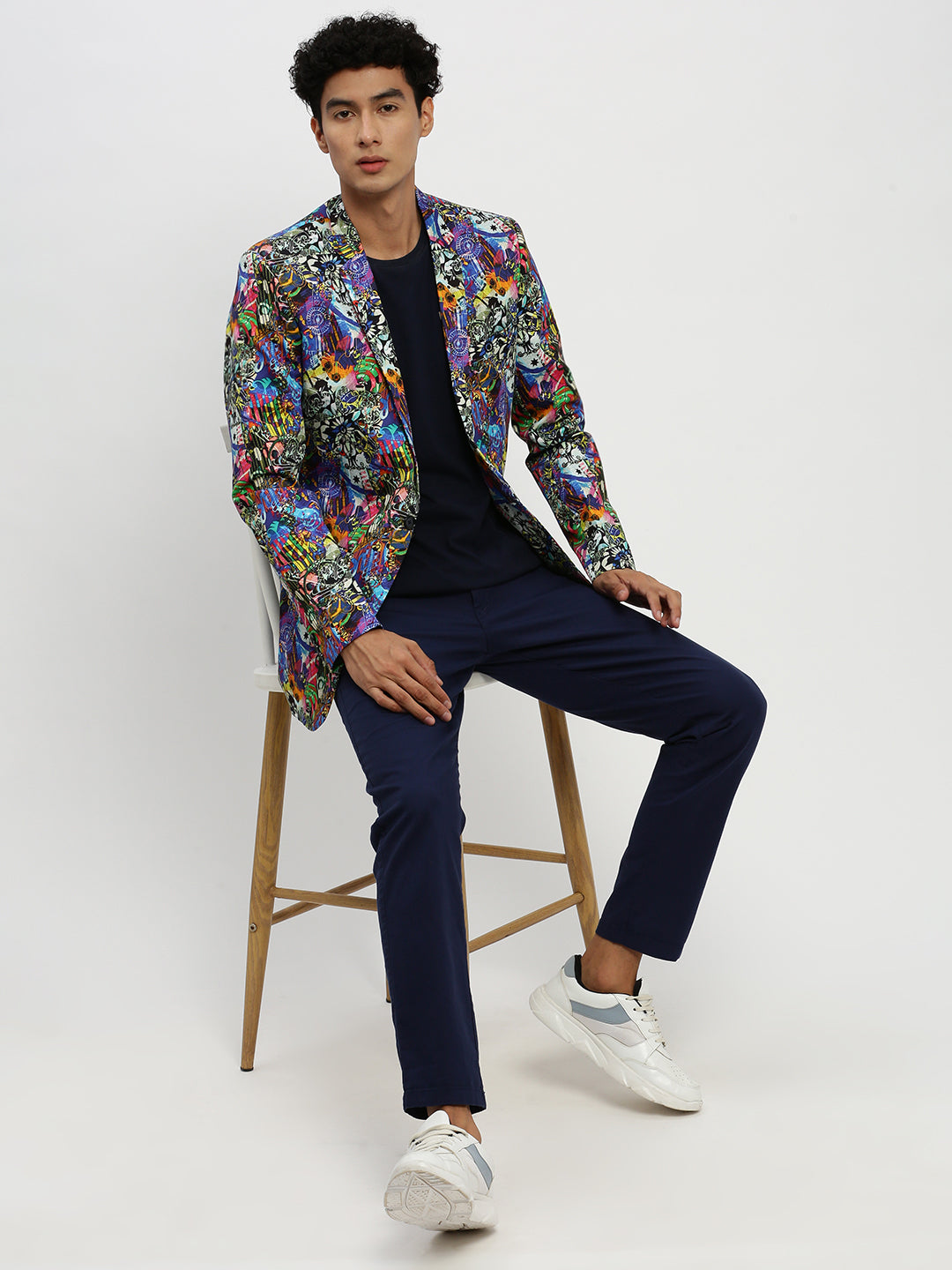 Men Multi Printed Blazer