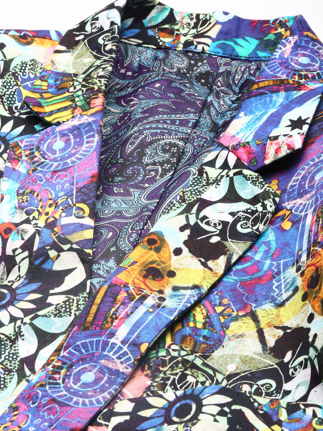 Men Multi Printed Blazer