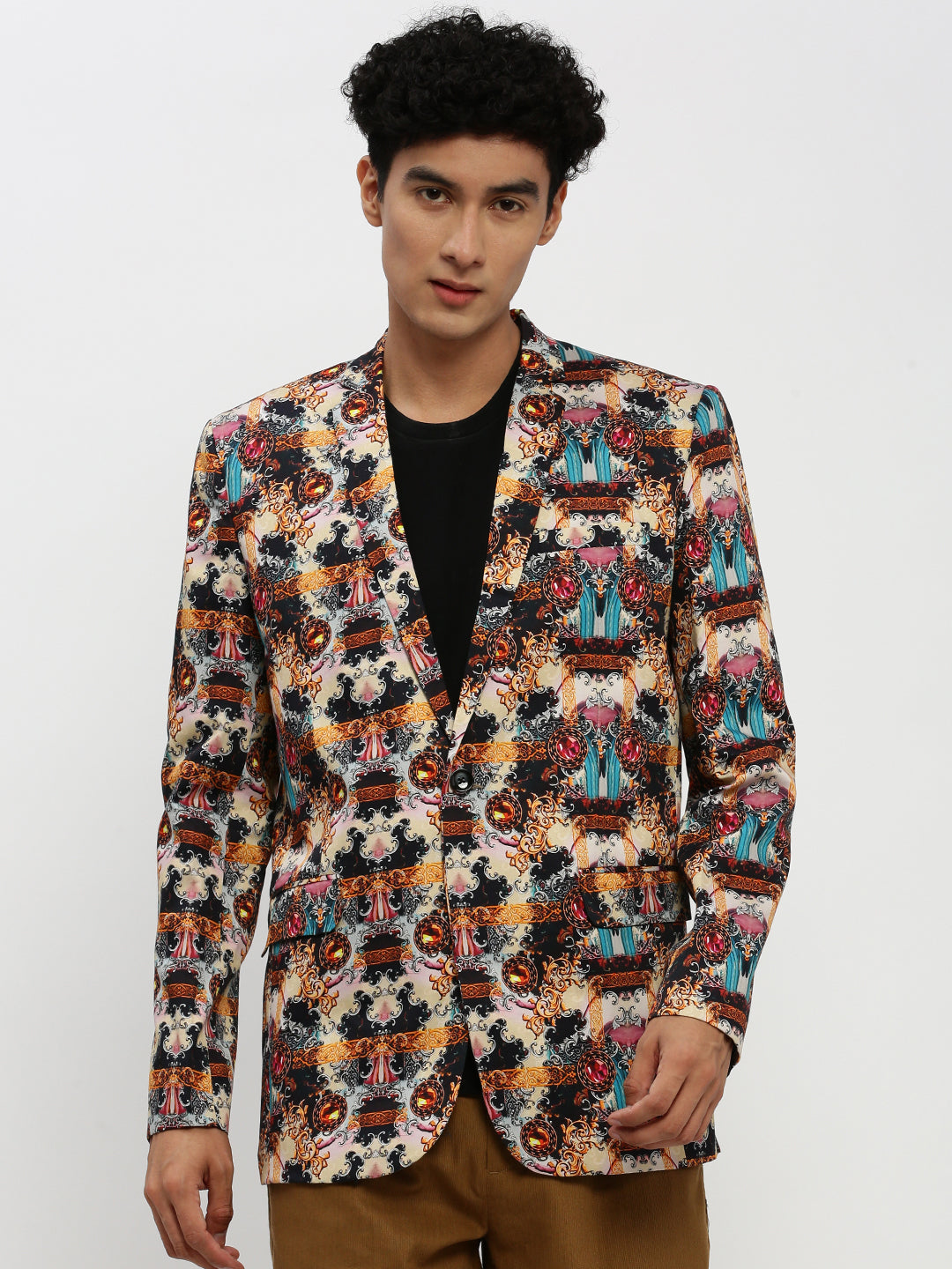 Men Multi Printed Blazer