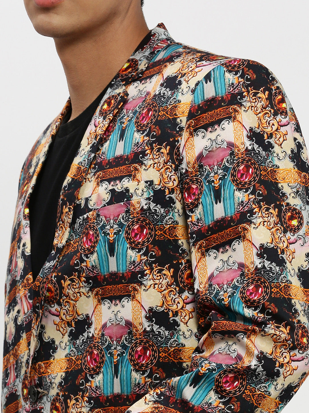 Men Multi Printed Blazer