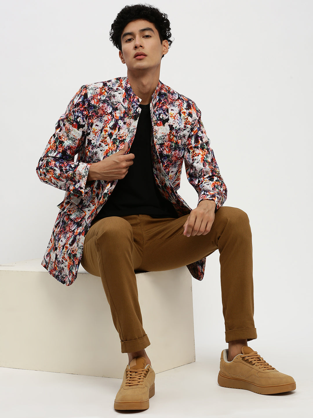 Men Multi Printed Blazer