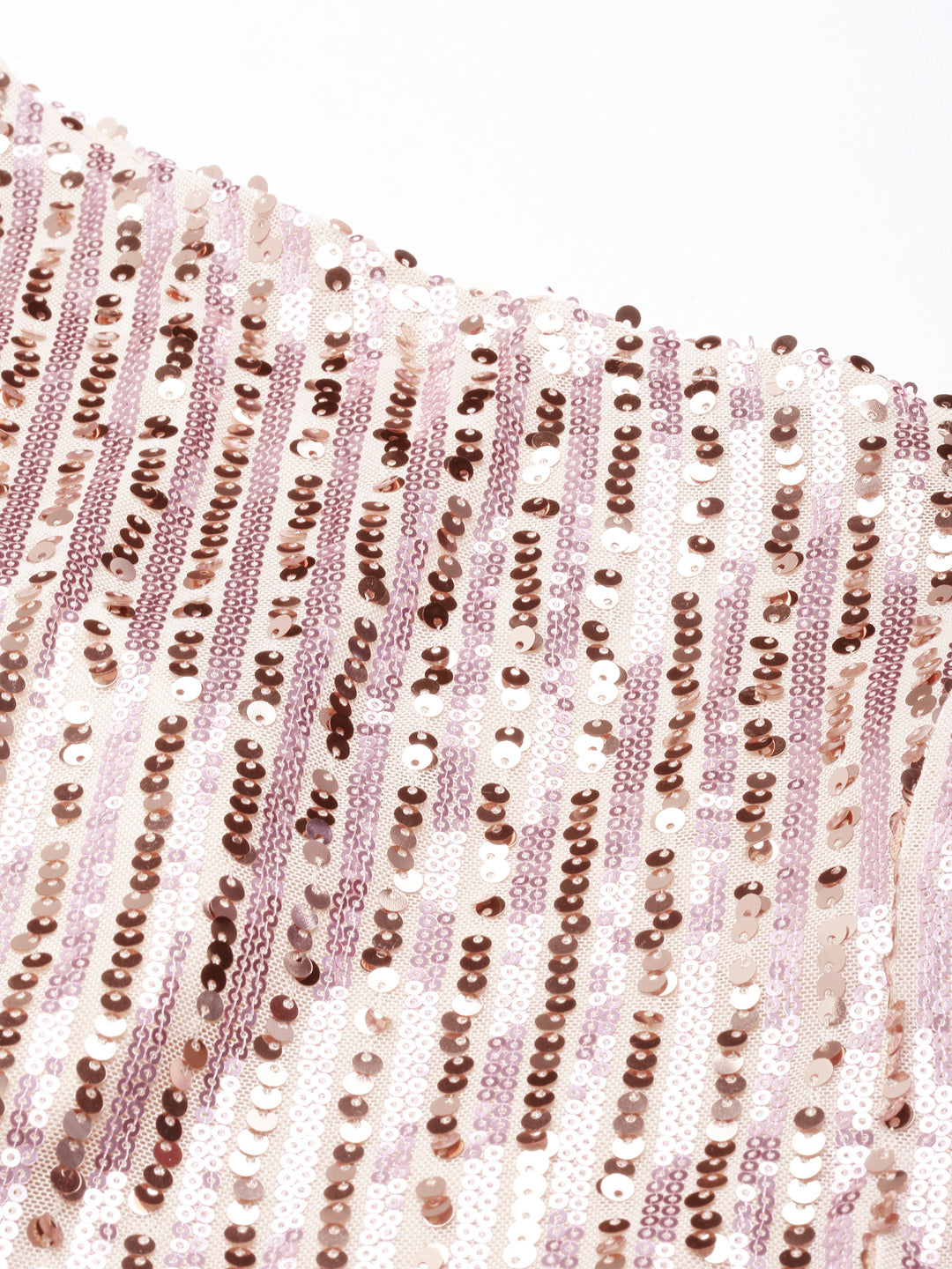 Women's Cream Embellished Bodycon Dress