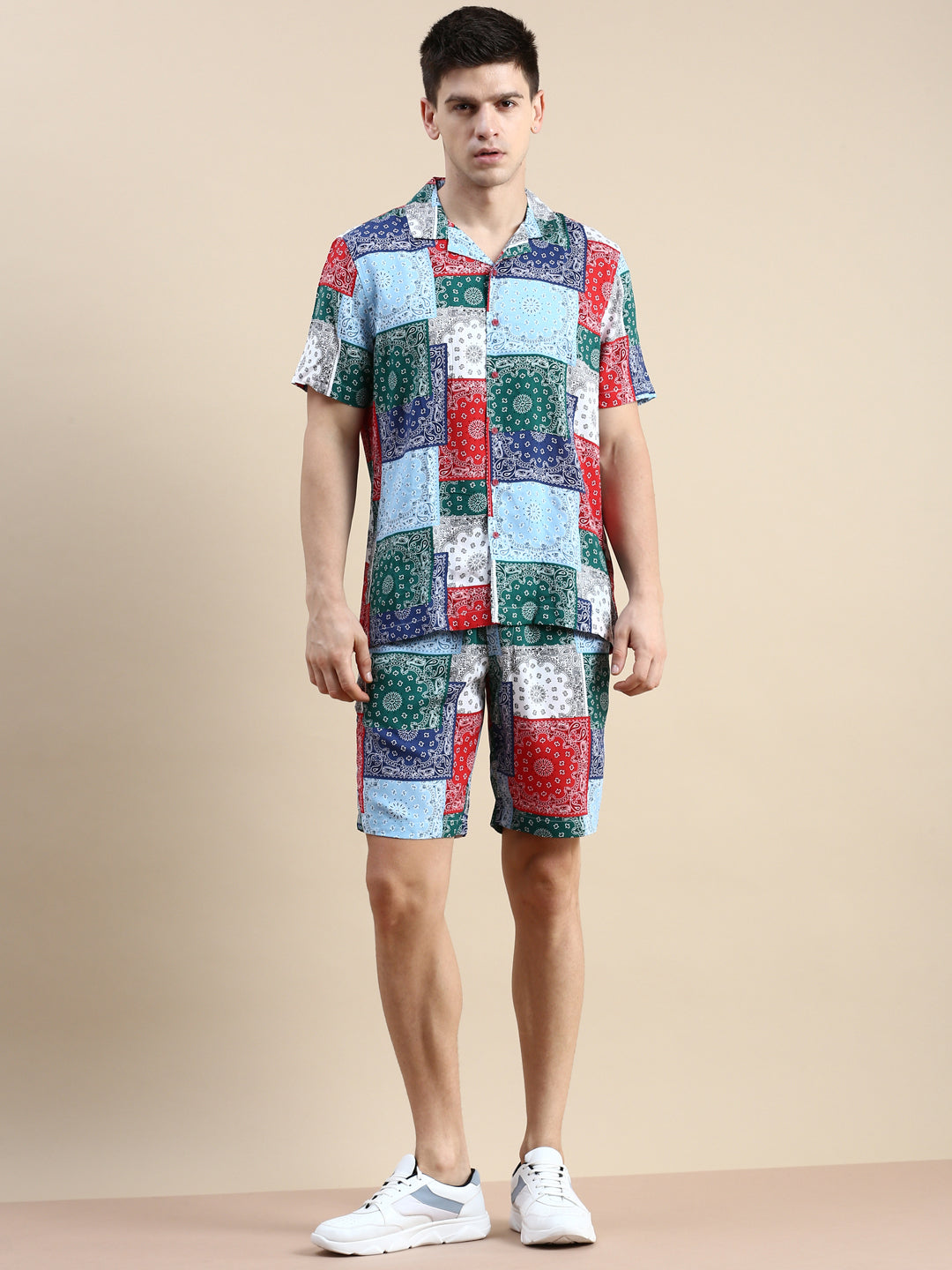 Men Multi Printed Casual Co ord Set