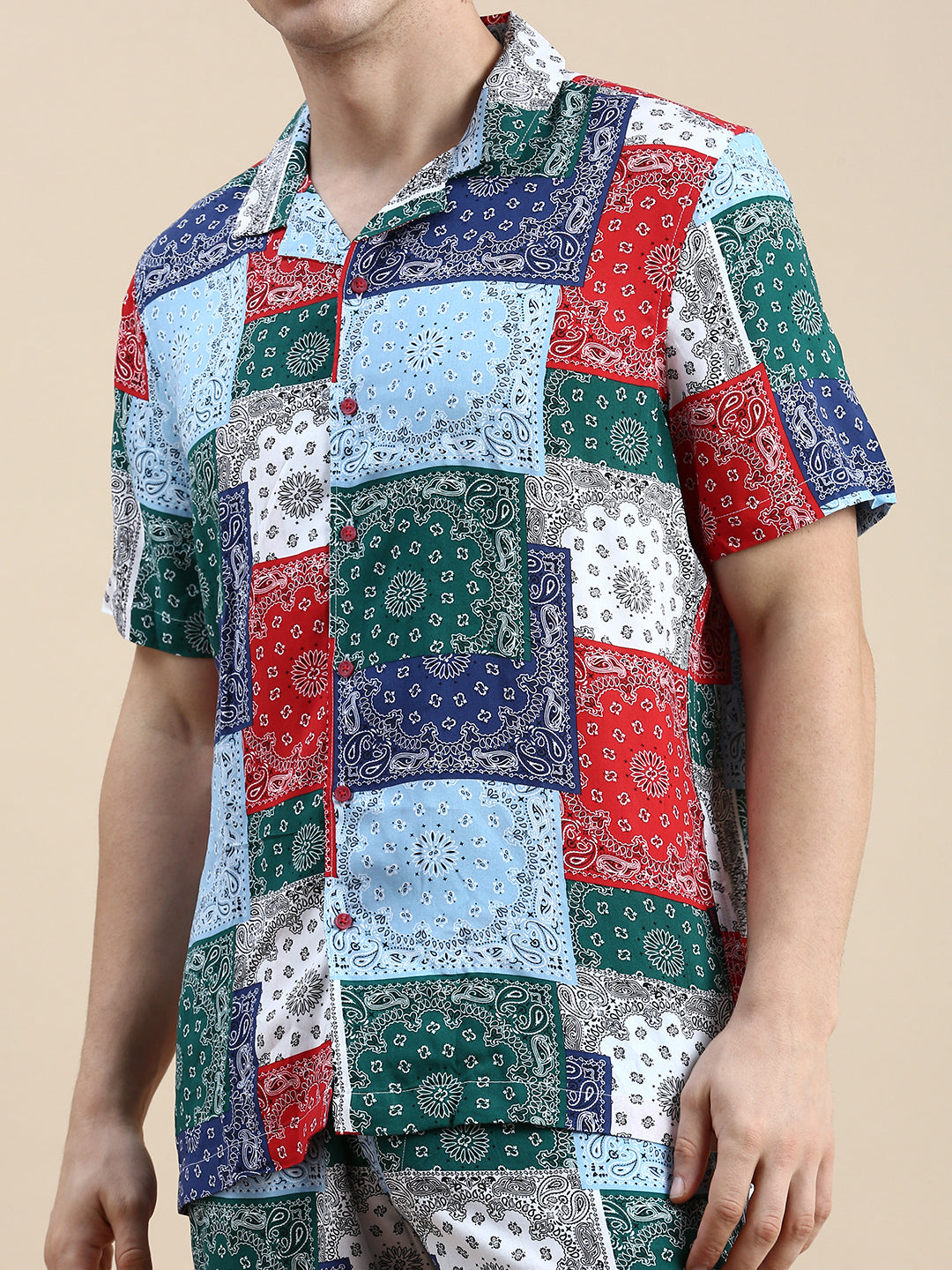 Men Multi Printed Casual Co ord Set