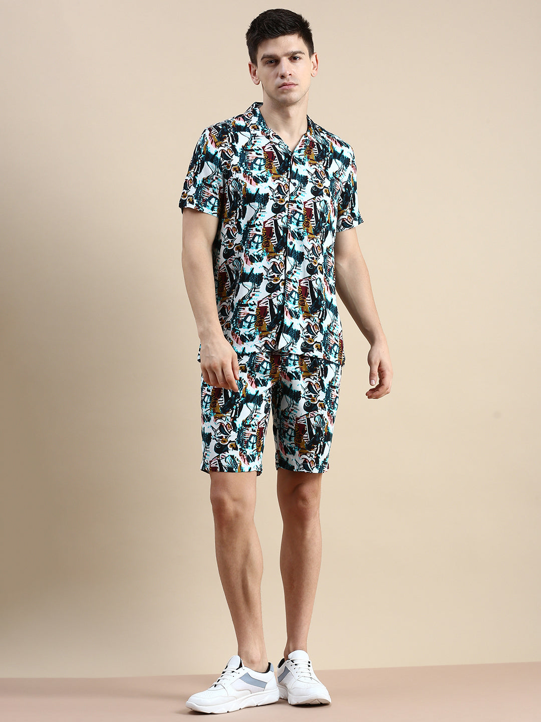 Men Multi Printed Casual Co ord Set