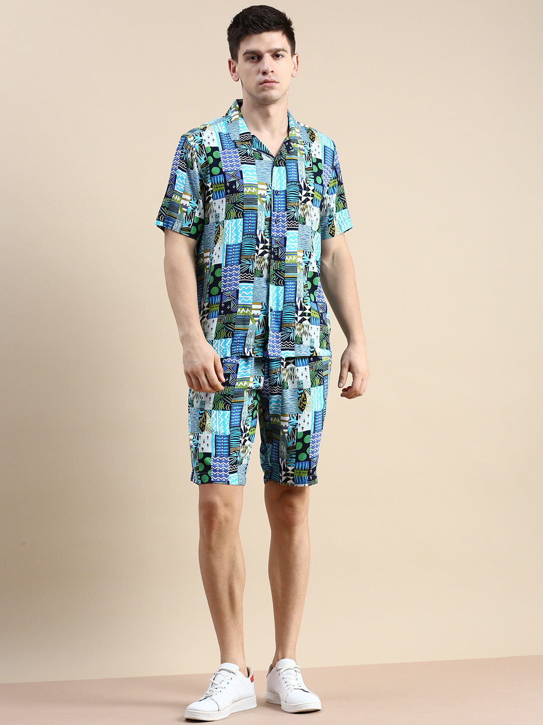 Men Multi Printed Casual Co ord Set