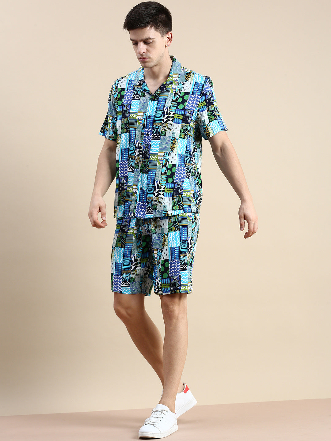 Men Multi Printed Casual Co ord Set