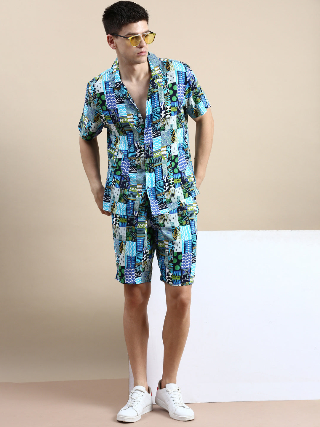 Men Multi Printed Casual Co ord Set