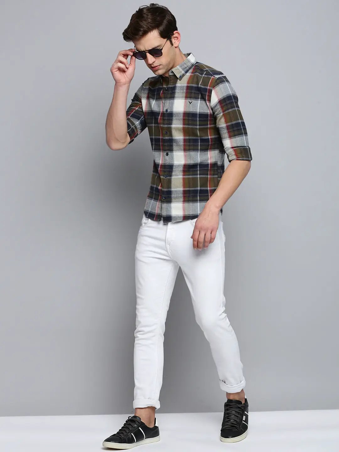 Men's Multi Checked Casual Shirt