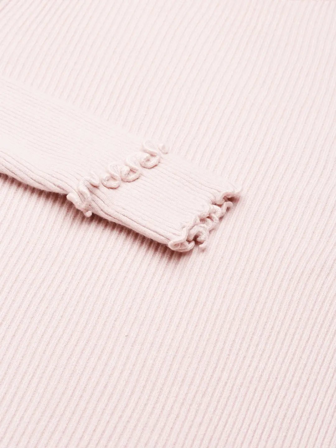 Women's Peach Solid Top