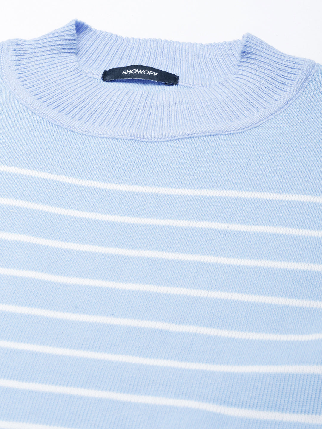 Women Blue Striped Top