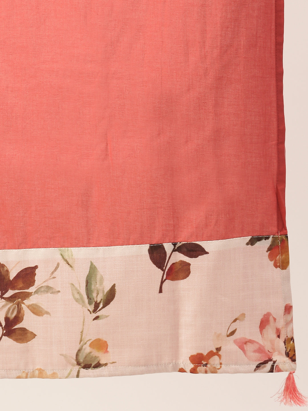 Women's Cream Floral Printed Kurta Sets with Dupatta